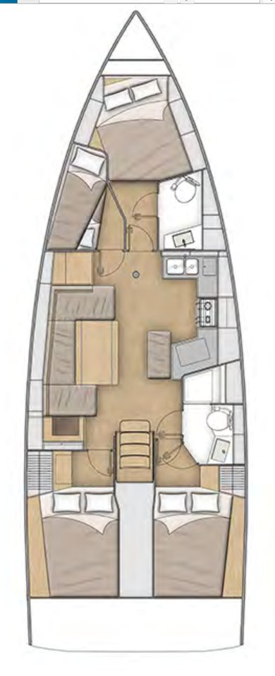 Bénéteau Oceanis 40.1 te huur van particulier of professional in Lávrio