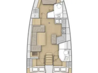 Huur een Bénéteau Oceanis 40.1 in Split