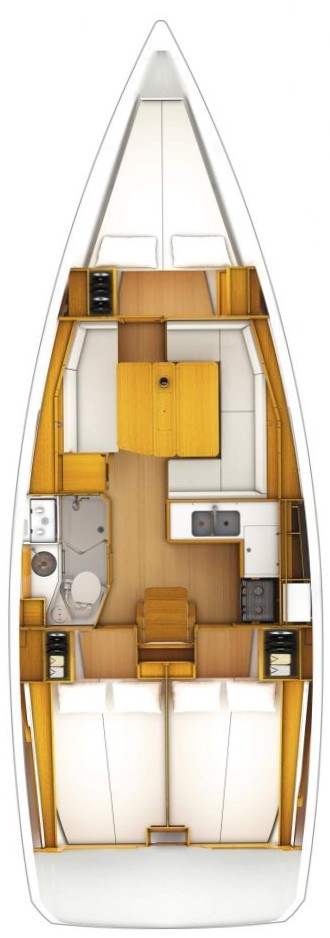 Bootverhuur Gouviá goedkoop Sun Odyssey 389
