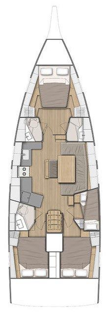 Verhuur Zeilboot Bénéteau met vaarbewijs