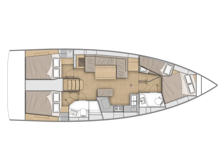 Huur Zeilboot met of zonder schipper Bénéteau in Néa Péramos