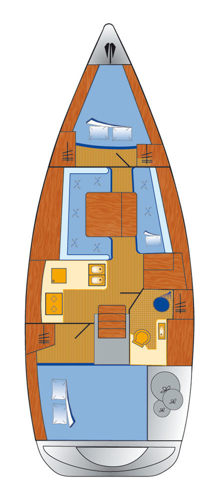 Huur Zeilboot met of zonder schipper Bénéteau in Pula
