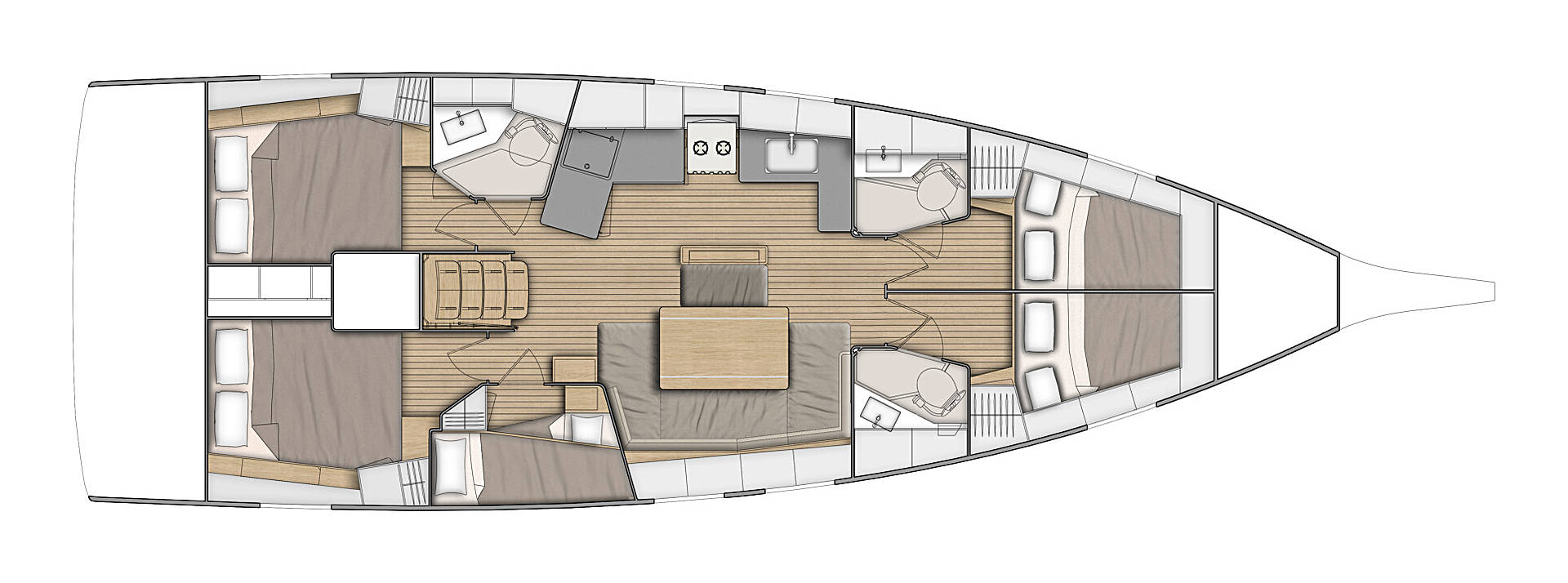 Huur Zeilboot met of zonder schipper Bénéteau in Can Pastilla