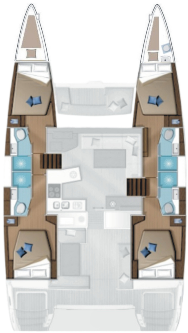 Lagoon Lagoon 450 F te huur van particulier of professional in Álimos