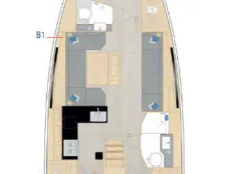 Hanse Hanse 410 te huur van particulier of professional in Biograd na Moru