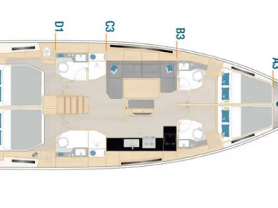Verhuur Zeilboot in Kaštela - Hanse Hanse 460