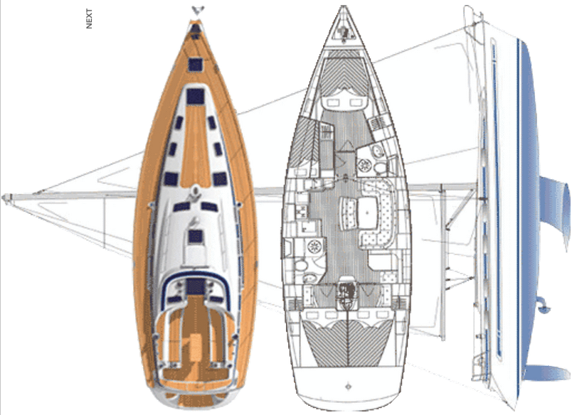 Verhuur Zeilboot in Lefkáda - Bavaria Cruiser 46