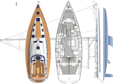 Verhuur Zeilboot in Lefkáda - Bavaria Cruiser 46