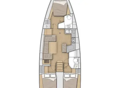 Bootverhuur Lefkáda goedkoop Oceanis 40.1