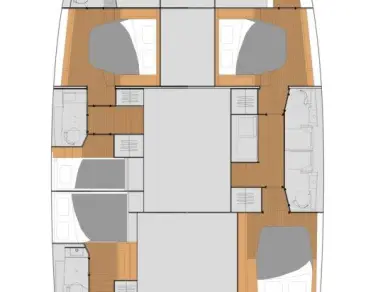Verhuur Catamaran Fountaine Pajot met vaarbewijs