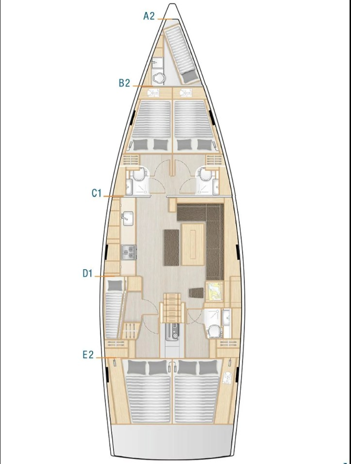 Jachthuur in Lefkáda - Hanse Hanse 508 via SamBoat