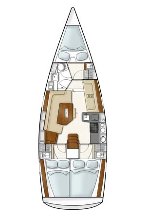 Verhuur Zeilboot in Lefkáda - Hanse Hanse 350