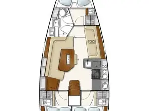 Verhuur Zeilboot in Lefkáda - Hanse Hanse 350