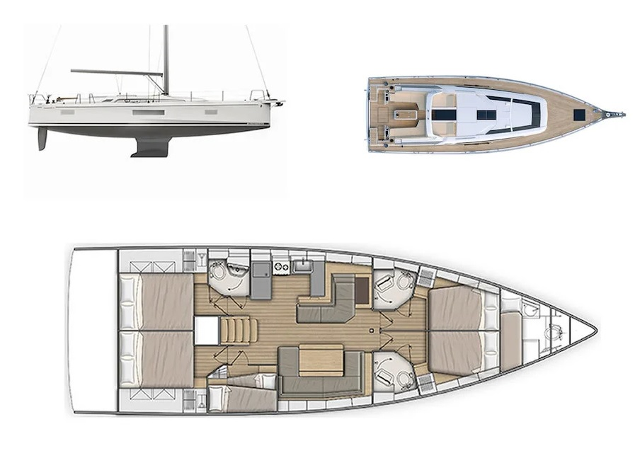 Verhuur Zeilboot Bénéteau met vaarbewijs