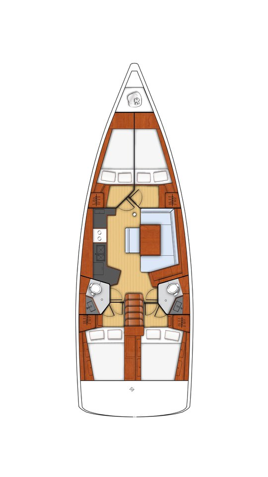 Bootverhuur Lefkáda goedkoop Oceanis 45