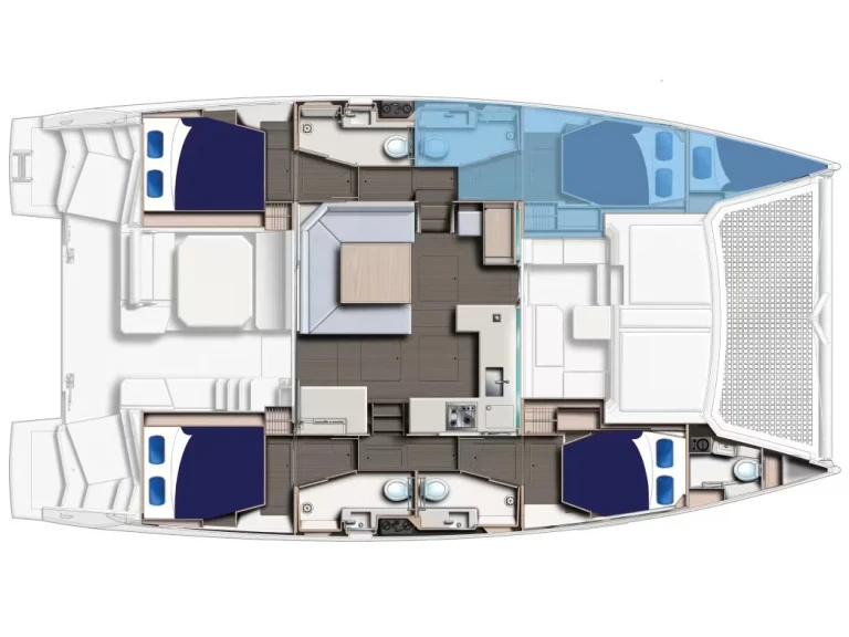 Verhuur Catamaran in Road Town - Leopard Leopard 45